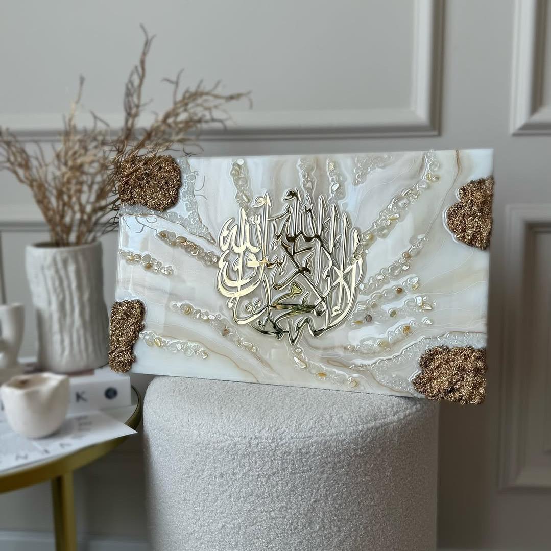 Tableau spirituel en résine de luxe -